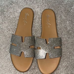 Sparkly Sandals Size 8